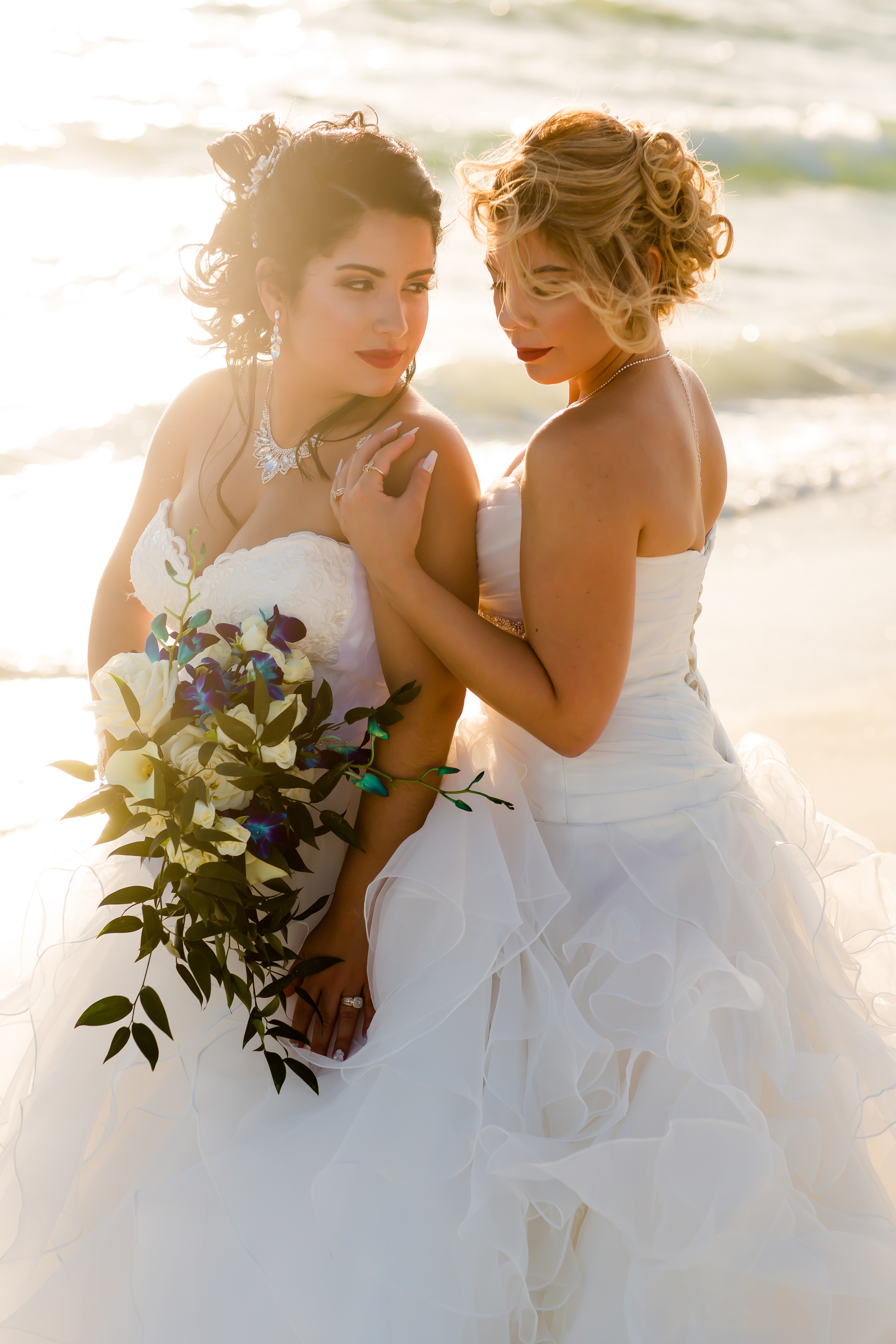 brides wedding portraits on Anna Marie Island