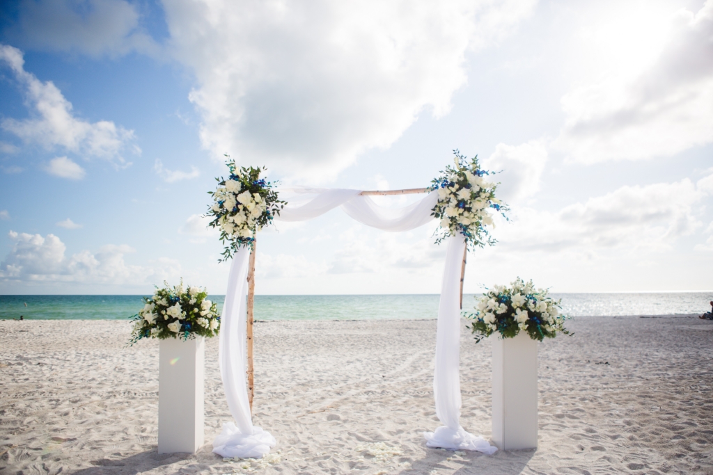 Arch; Anna Maria Island Wedding; Precious Moments Events