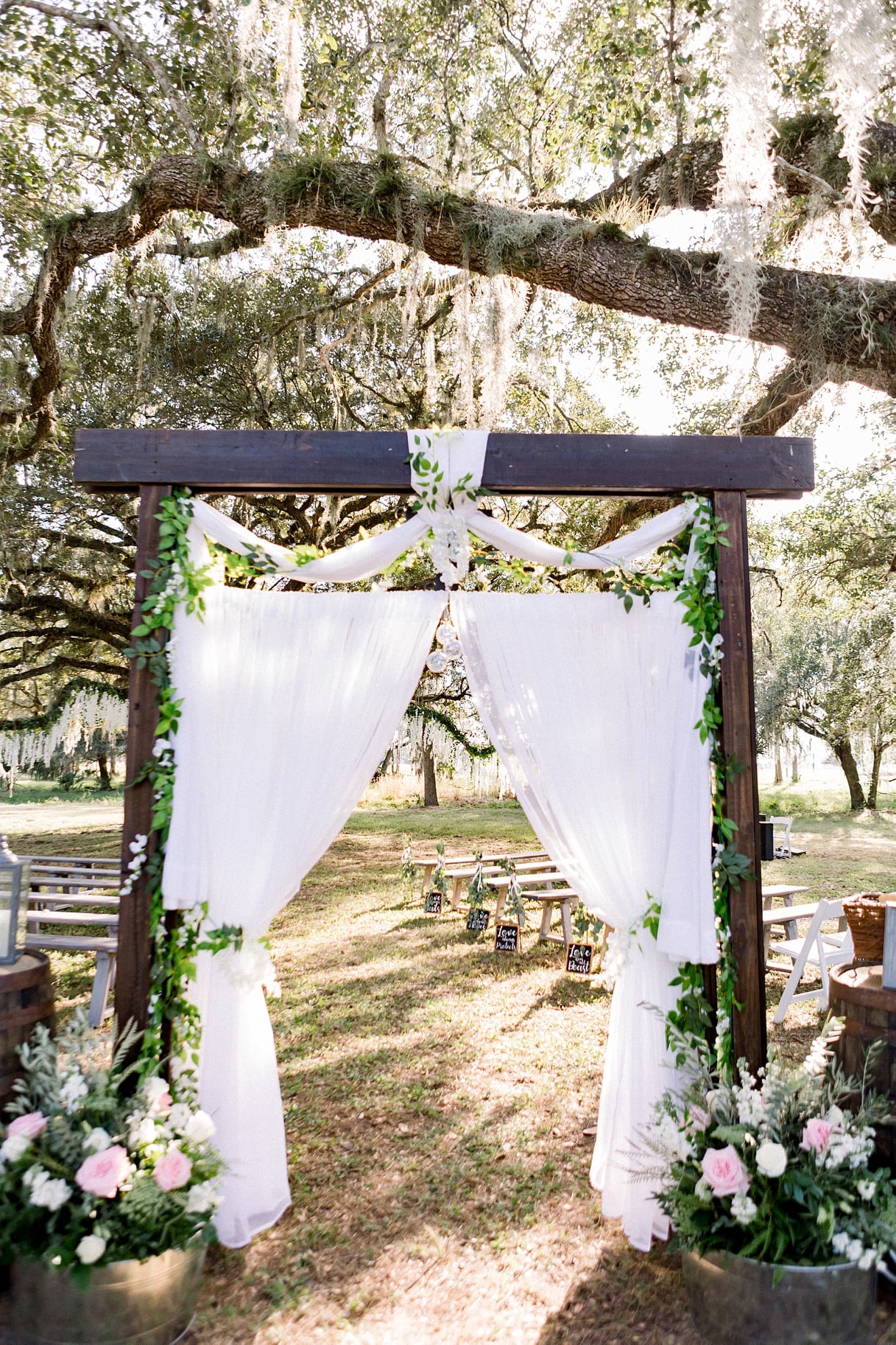 Arch; Arcadia Wedding; Precious Moments Events