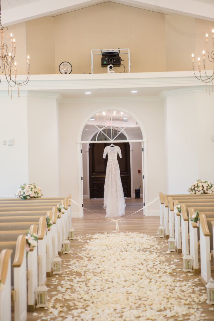Wedding Dress; Harborside Chapel; Precious Moments Events