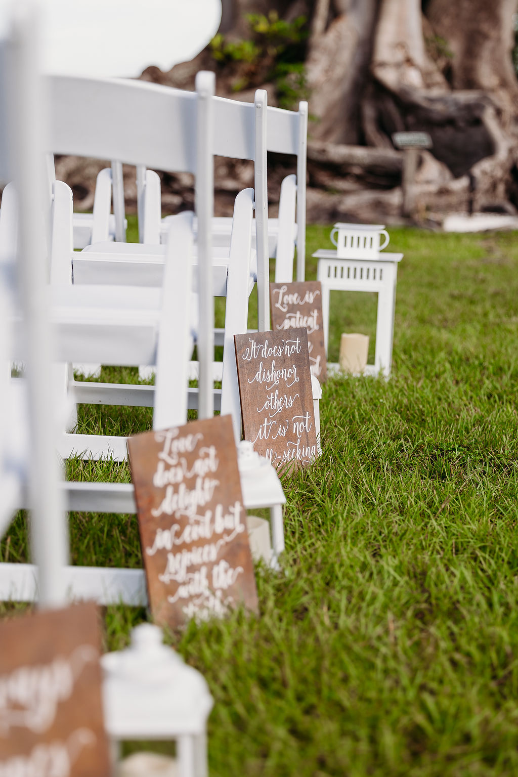 Ceremony Decor; Edison & Ford Winter Estates; Precious Moments Events