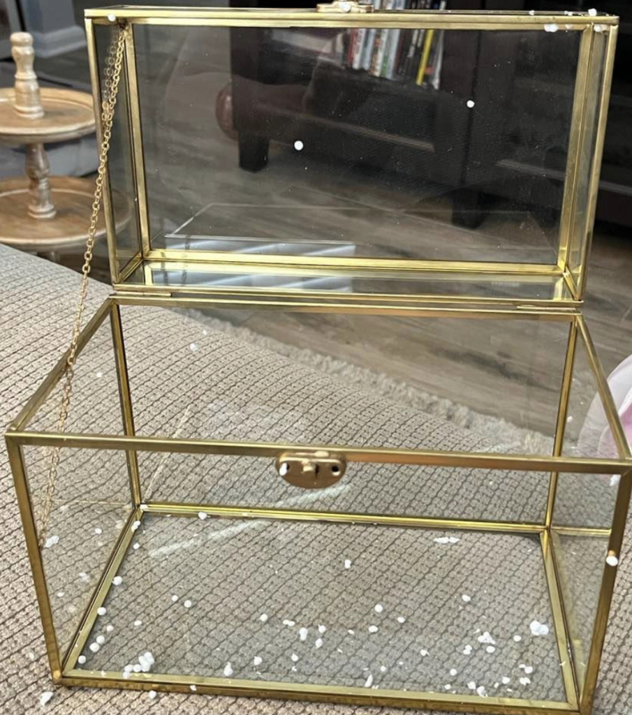 Gold Card Box; Precious Moments Events Rentals