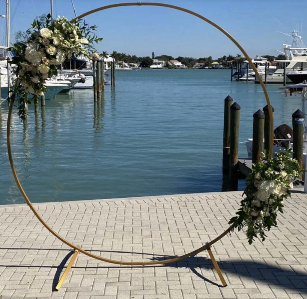 Circular Arch; Precious Moments Events Wedding Rentals