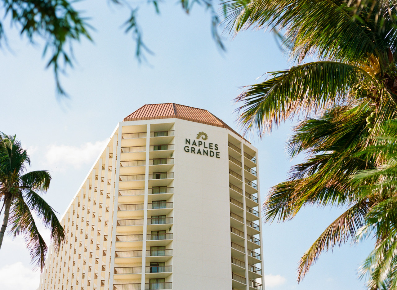 outside Naples Grande in Florida