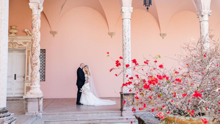 bride and groom portraits at Ringling