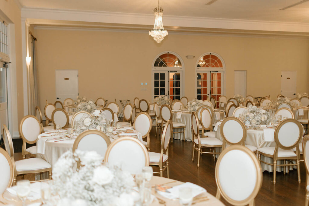 classic white wedding in Tampa by Precious Moments Events