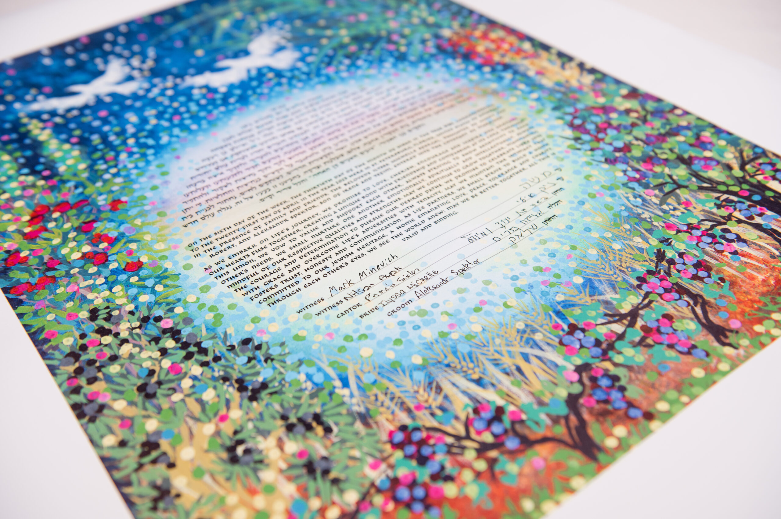 custom marriage certificate